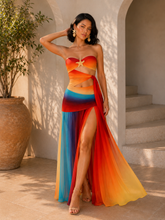 Load image into Gallery viewer, Sunset Ombre Swim Set