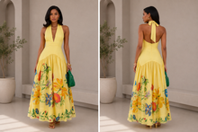 Load image into Gallery viewer, Tropical Maxi Dress
