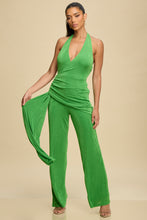 Load image into Gallery viewer, Halter Slinky Jumpsuit
