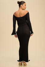 Load image into Gallery viewer, Ruffle Leeve Maxi Dress

