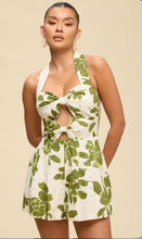Load image into Gallery viewer, Olive Flowers Romper
