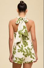Load image into Gallery viewer, Olive Flowers Romper
