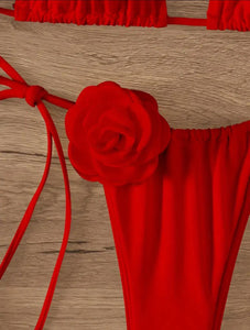 Red Summer swimsuit