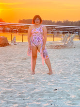 Load image into Gallery viewer, Floral pink bathing suit!
