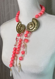 Seashell Pink Necklace