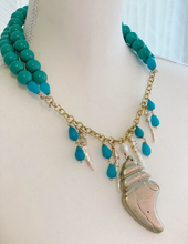 Load image into Gallery viewer, Winkle Turquoise Necklace
